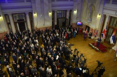 17 March 2016 Prince Charles addressing the reception at the National Assembly